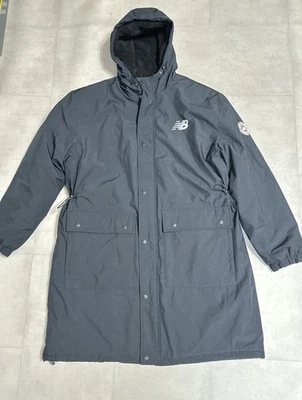 New Balance Men’s  Long Puffer   Hooded Jacket - Image 1 of 4