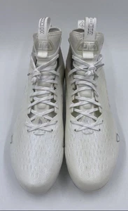 Under Armour Mens Spotlight Lux MC 2.0 White Lace-Up Football Cleats Size 16 - Picture 1 of 6