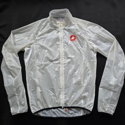 Chaqueta cortavientos ligera delgada Castelli Sottile cremallera completa ciclismo para mujer XL Foto 1 de 4