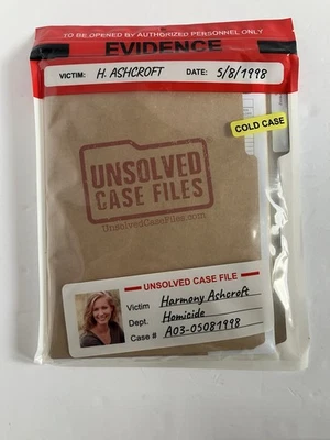 Pressman Unsolved Case Files Harmony Ashcroft Case Game New Sealed - Image 1 of 2