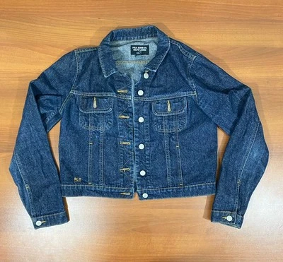 Polo Ralph Lauren Jean Jacket Girls Size Large Button-Up Denim Long Sleeve Blue - Image 1 of 4