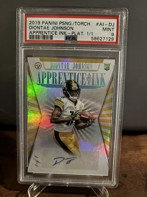 2019 Panini Passing the Torch - Apprentice Ink Diontae Johnson #AI-DJ Platinum  - Image 1 of 2