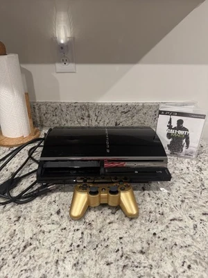 Sony PlayStation 3 PS3 Backwards Compatible W/Cords WORKS TESTED CECHE01 - Image 1 of 4