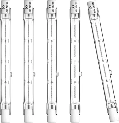 R7s Halogen Bulb 118mm 400W Dimmable 230V Linear Bulbs for Lamps, 2800K Warm...  - Image 1 of 4