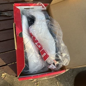 DEXTER Mens Doral White Leather Steel Spike Golf Shoes Size 10.5 WW Read Ad VTG - Picture 1 of 9