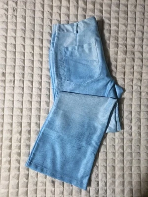 Mujeres Niñas Acampanados Piernas Anchas Cintura Alta Poliéster Pantalones Talla 16 Azul Cielo Nuevo Foto 1 de 2