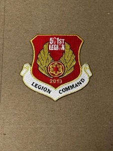 Parche Star Wars 501st Legion Command 2013 muy raro - Imagen 1 de 4