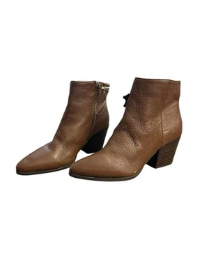 ¡NUEVO! Botines occidentales de cuero para mujer American Rag botines de tacón coñac 6 M Foto 1 de 4