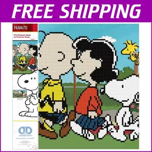 Entspannendes Diamond Painting Set mit Snoopy - komplettes Kunsthandwerk für Erwachsene - Bild 1 von 9