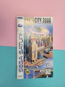 sim city 2000 sega saturn Manual Only