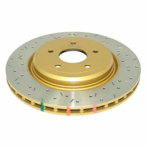 DBA For Chevy Corvette 2006-2013 Drilled & Slotted Rotor 4000 Series Rear - Picture 1 of 4