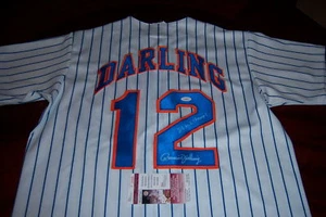 RON DARLING NEW YORK METS 86 WS CHAMPS JSA/COA SIGNED JERSEY - Picture 1 of 1