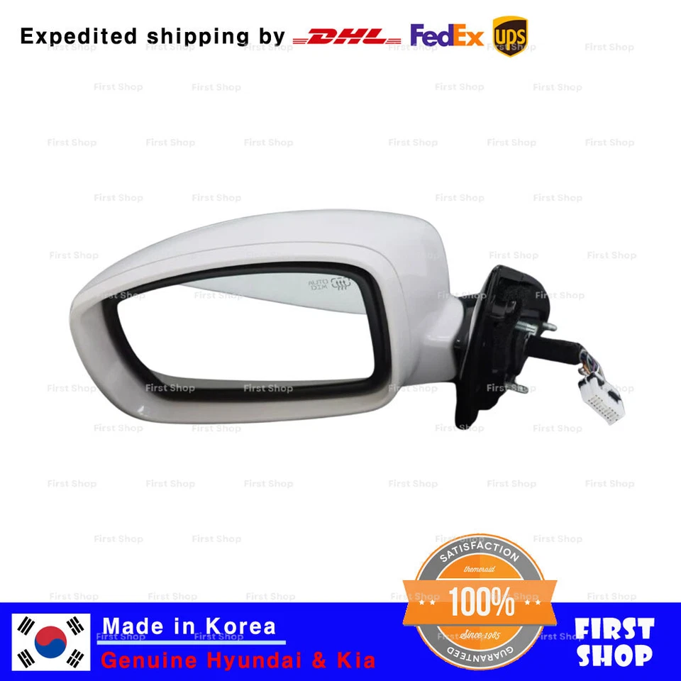Conjunto de espelho OEM 876103MAD0 visão externa RR esquerda para Hyundai Genesis 11-14 - Imagem 1 de 4