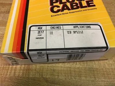 Juego de cables NGK ZE17 apto para furgoneta MAZDA PU B2600 MPV L4 2,6 L 89-94 Foto 1 de 3