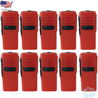 Lot10 Replacement Repair Housing Case Front Cover For HT750 Two Way Radio Red