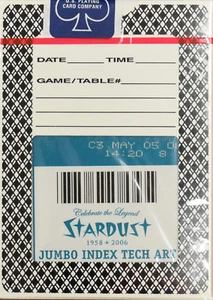Stardust Casino Las Vegas Sealed Teal Playing Card Deck - Picture 1 of 2