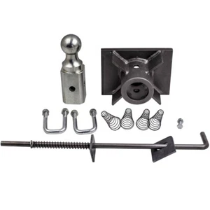STEEL WELD-ON TRAILER FLATBED GOOSENECK KIT FOR CHEVROLET FORD F-250 F-350 Truck - Picture 1 of 12