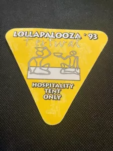 LOLLAPALOOZA BACKSTAGE PASS 1993 RED HOT CHILI PEPPERS RAGE AGAINST THE MACHINE - Imagen 1 de 2