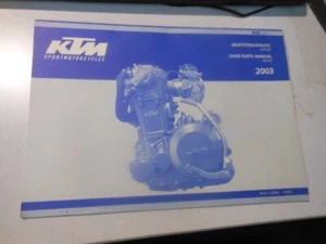 KTM Factory Spare Parts Manual Engine 2003 625 SXC 3.208.96 - Picture 1 of 5