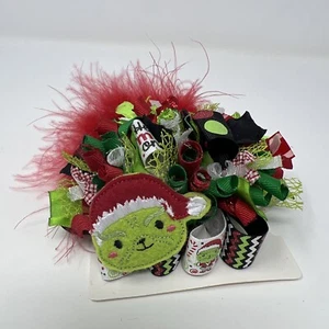 ADORABLE 5” Handmade Funkyloop Christmas Hair bow - Picture 1 of 6