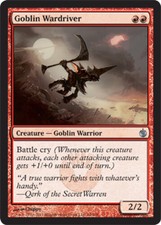 1x Goblin Wardriver - Foil NM, Japanese MTG Mirrodin Besieged