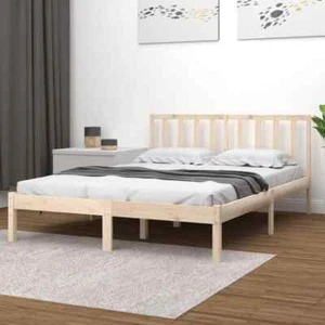 Massivholzbett Kiefer 200x200 cm - Bild 1 von 6