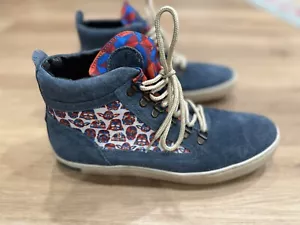 Inkkas X Star Wars Camping Boots Suede Size 13 Blue - Picture 1 of 9