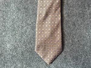 Donald Trump Signature Collection Brown Diamond Tie Necktie 100 Silk Handmade - Picture 1 of 3