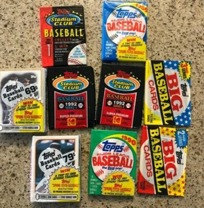 TOPPS BASEBALL WAX, CELLO & RACK PACKS - UNOPENED - Pick Your Favorites - Picture 1 of 57