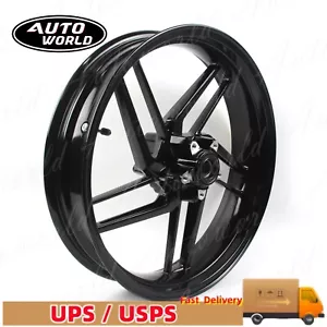 Llanta delantera de 17"" para Ducati 959 Panigale 2016-2019 2018 2017 negro brillante - Imagen 1 de 11
