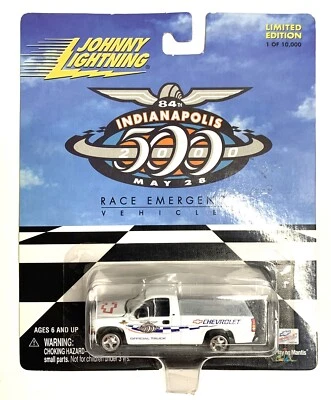 Johnny Lightning 84th Indianapolis 500 Emergency Vehicle Chevrolet Truck 1:64 - Image 1 of 4