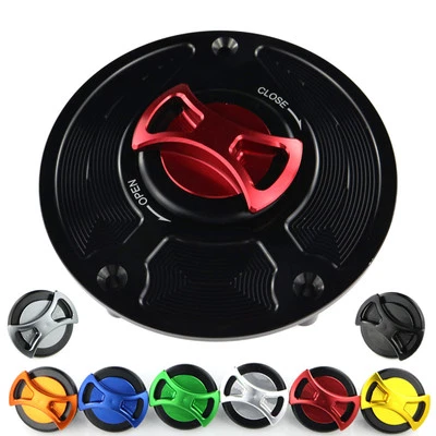 Cubierta de tapa de tanque de combustible de gasolina CNC apta para Honda CBR 600 F2 F3 F4 F4i Foto 1 de 4