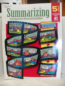 Summarizing to Improve Comprehension grade 5 Steck-Vaughn - Picture 1 of 4