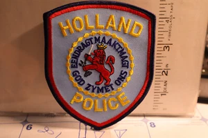 police patch HOLLAND POLICE MICHIGAN RED BORDERS - Bild 1 von 1
