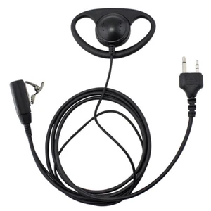 D Earpiece Headset AVPH3 Midland Transparent Security Headsets Earpiece with PTT - Picture 1 of 3
