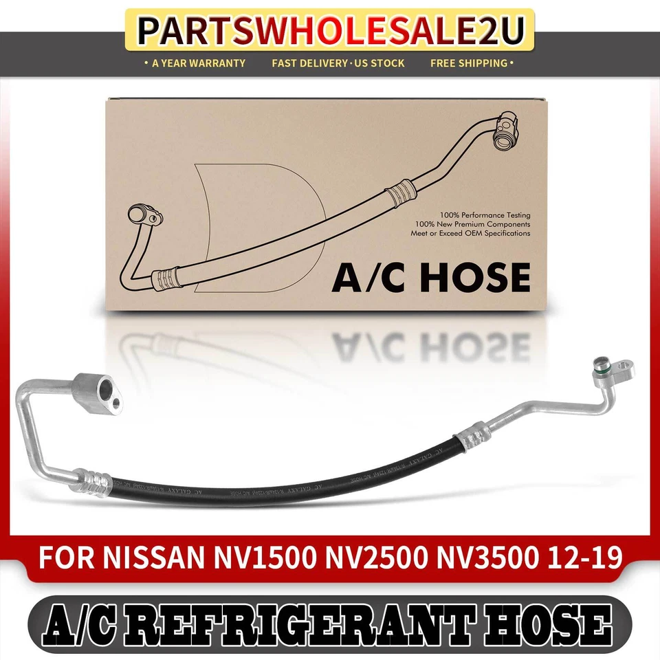 1x Manguera de descarga de refrigerante de aire acondicionado para Nissan NV1500 NV2500 NV3500 2012-2019 4,0 L Foto 1 de 4