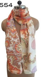 Nueva Bufanda Grande Estampado Bonito Para Mujer/Dama Primavera/Verano - Imagen 1 de 2