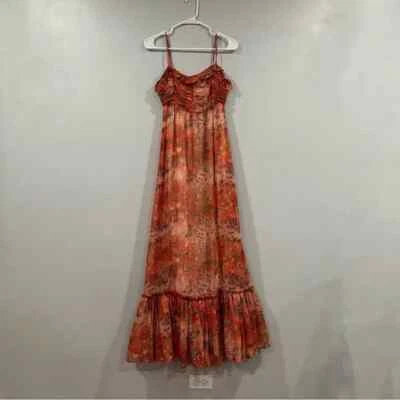 Maxi Vestido ByTimo Floral con Correa de Gasa Pequeño S Foto 1 de 4