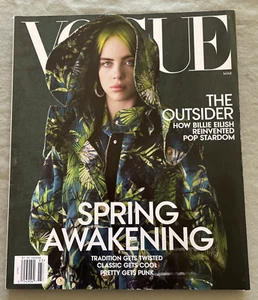 Vogue Magazine March 2020 Billie Eislish Huge Spring Awakening Issue - Picture 1 of 5