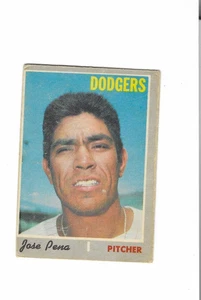 Jose Pena 1970 OPC #523 - O-Pee-Chee - Poor/Low Grade - Just $1 Shipping - Picture 1 of 2