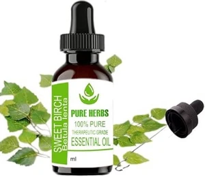 Aceite esencial 100 % puro y natural de Betula Lenta de abedul dulce de hierbas puras - Imagen 1 de 30