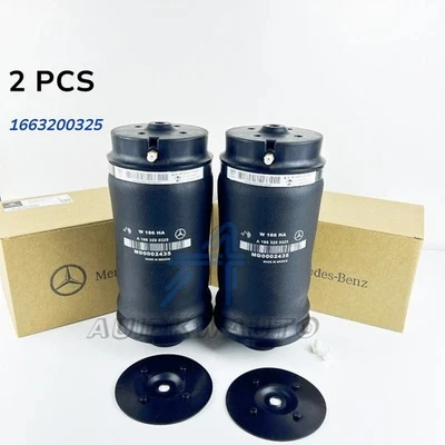 1663200325 2PCS Rear Air Spring Suspension Bag for 2007-2016 GL450 ML350 GL350 Foto 1 de 4