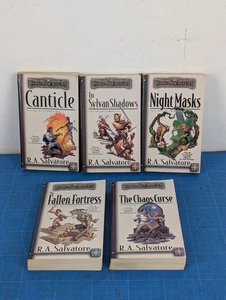Forgotten Realms THE CLERIC QUINTET Complete 5 Book Set R A Salvatore D&D - Picture 1 of 9