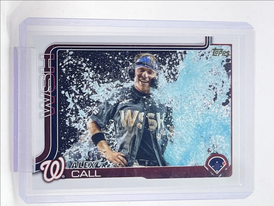 ALEX CALL 2025 TOPPS SERIES TWO GOLDEN IMAGE VARIATION SSP Q3847 - Image 1 of 2