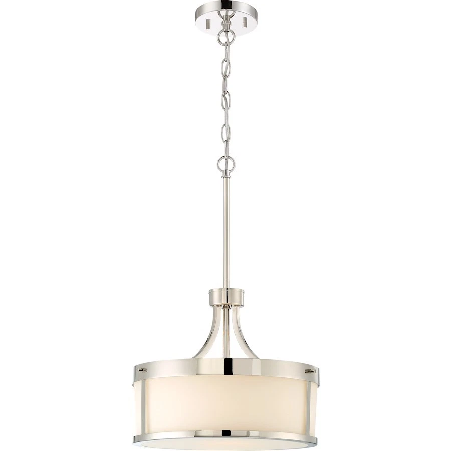 Colgante Nuvo Lighting Denver 2 luces en níquel pulido - 60-6227 Foto 1 de 1