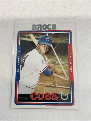 2005 Topps Retired Signature Edition Lou Brock #33 HOF Cardinals, Cubs ⚾️♨️G - Image 1 of 4