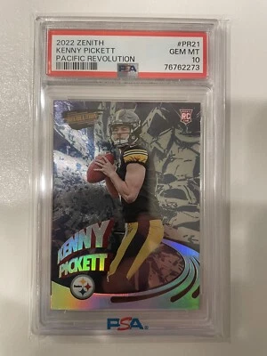 2022 Panini Zenith Pacific Revolution Kenny Pickett #PR-21 PSA 10 Rookie RC - Image 1 of 2