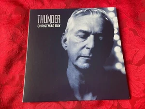 THUNDER - CHRISTMAS DAY. 2017 LTD EDITION BLUE 7" SINGLE *UNPLAYED* - Picture 1 of 4