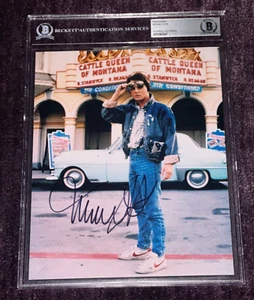 MICHAEL J FOX Signed 8 X 10 Back to the Future PHOTO BAS Encapsulated - Picture 1 of 4