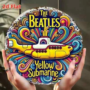 The Beatles Yellow Submarine Vibrant Colour Aluminium Sign Home Decor Gift Craft - Picture 1 of 3